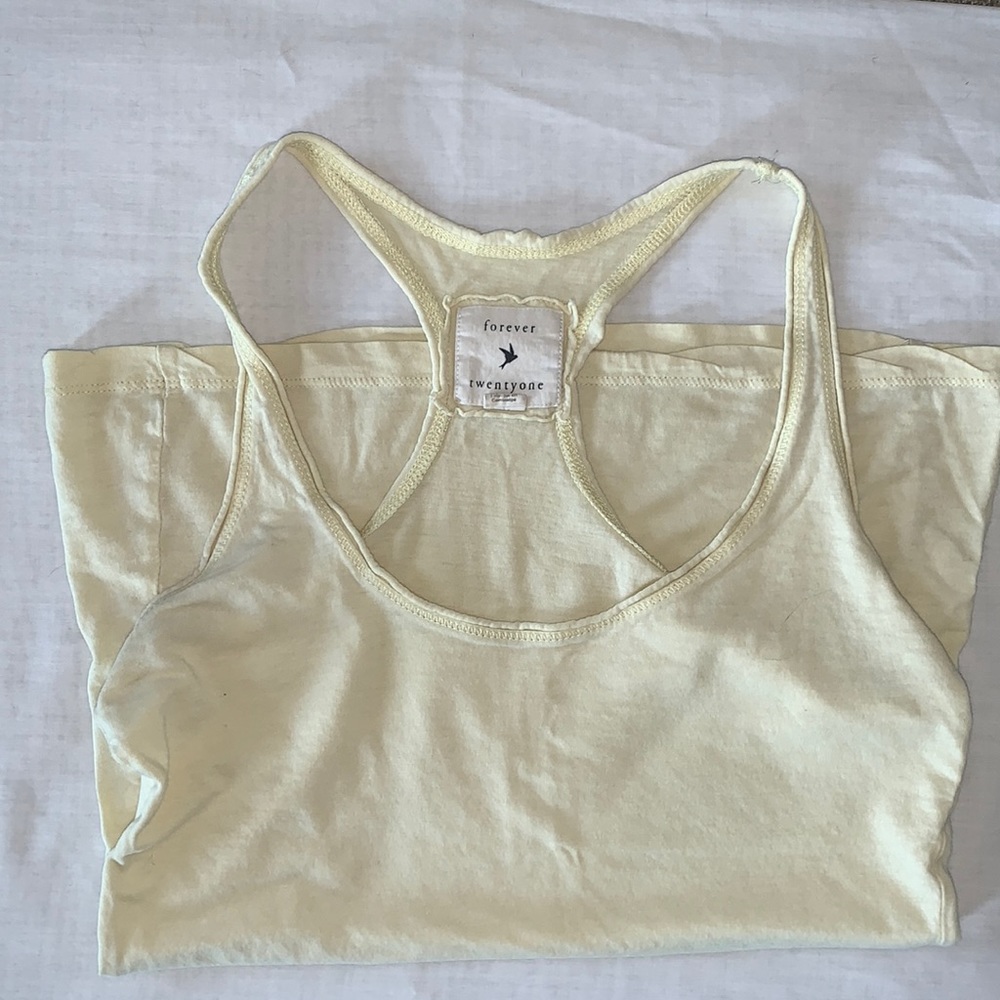 Vintage forever 21 racer back tank size XS